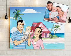 Portrait sur Toile